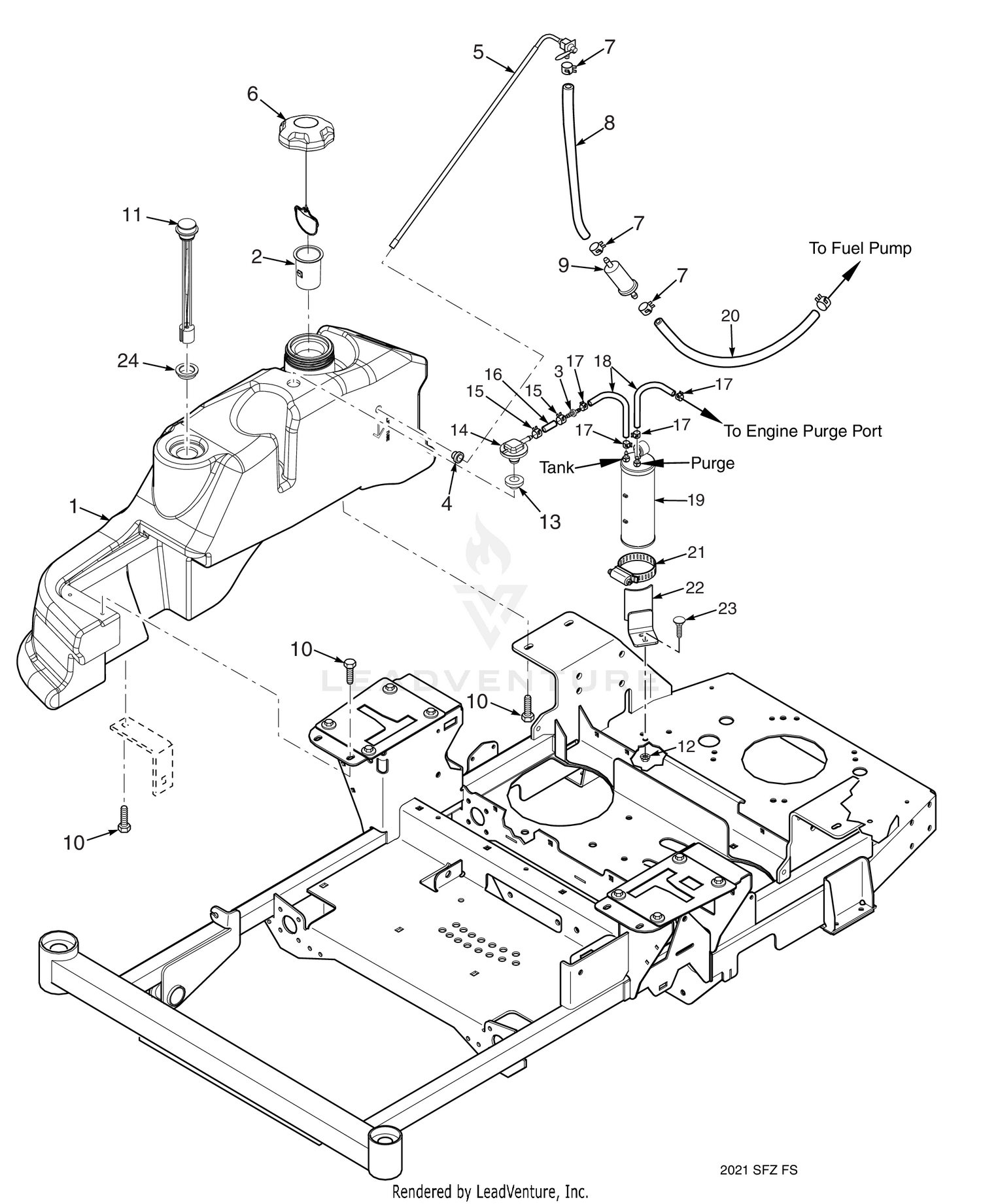 FUEL SYSTEM - SFZ48H / 52H
