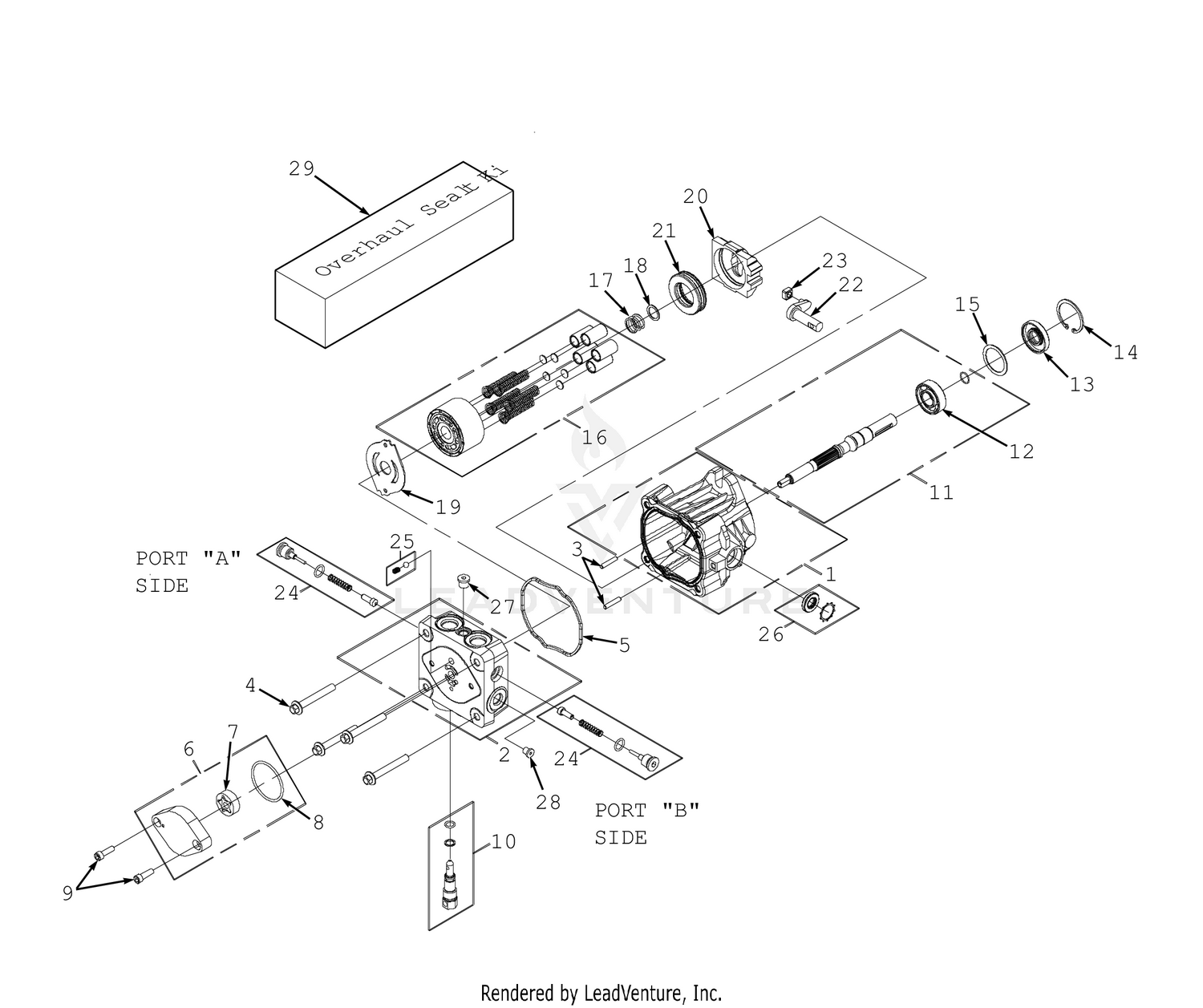 HYDRAULIC PUMP ASSEMBLY
