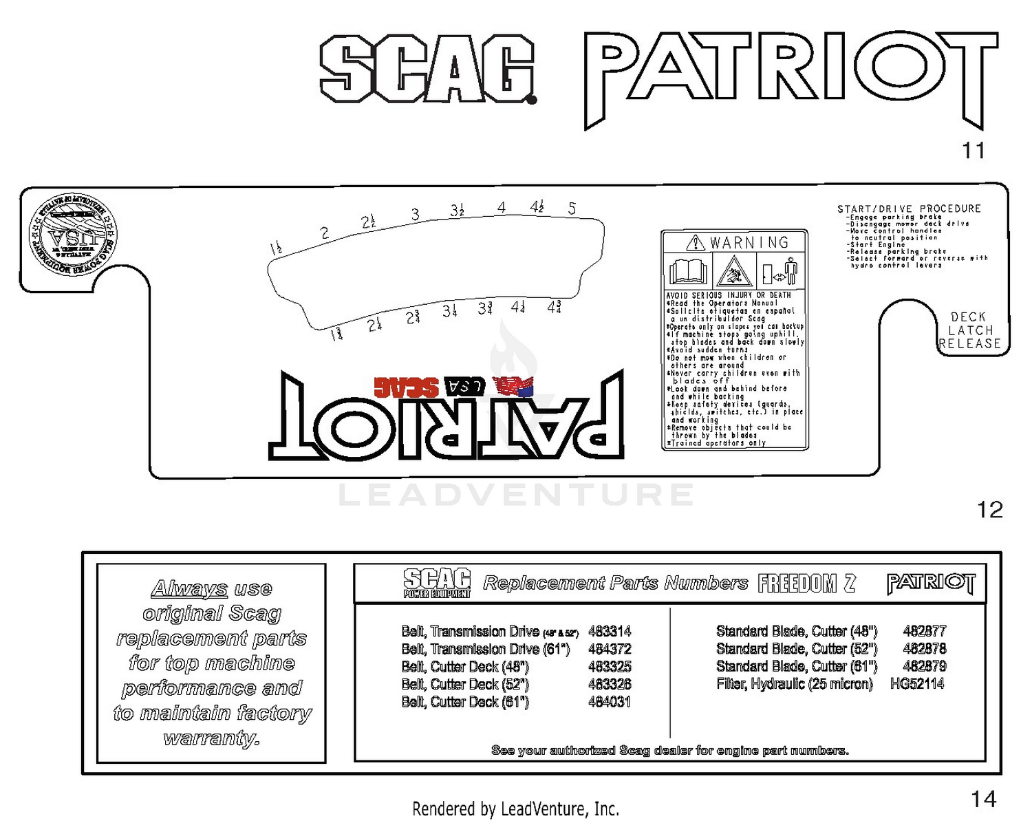 Replacement Decals And Information Plates 2