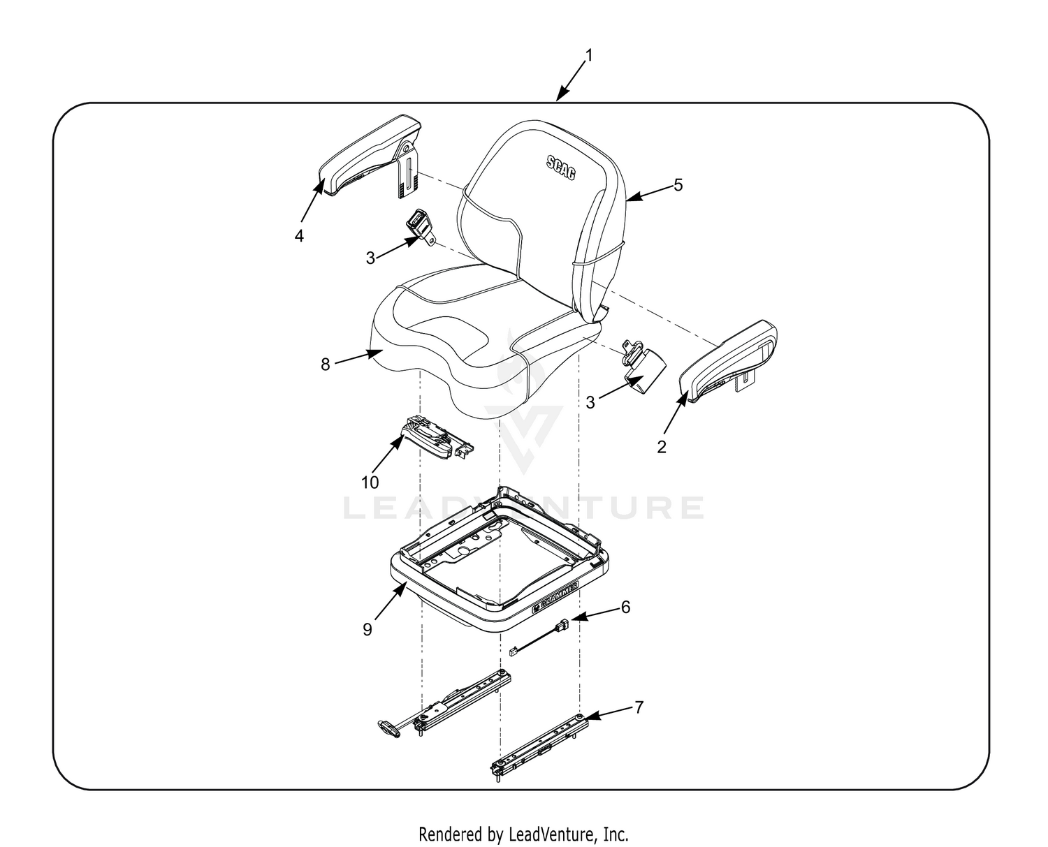 STTII GRAMMER SUSPENSION SEAT