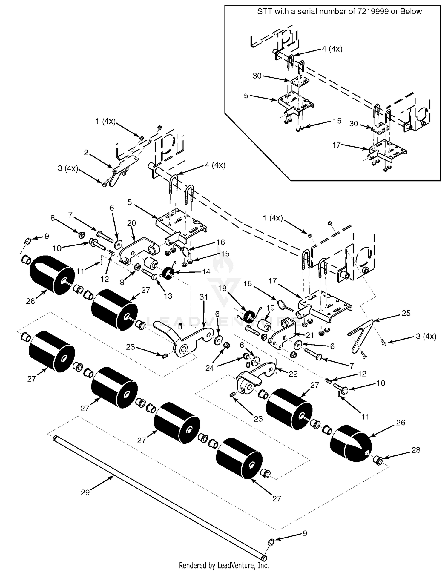 STT / STTII Striper Assembly