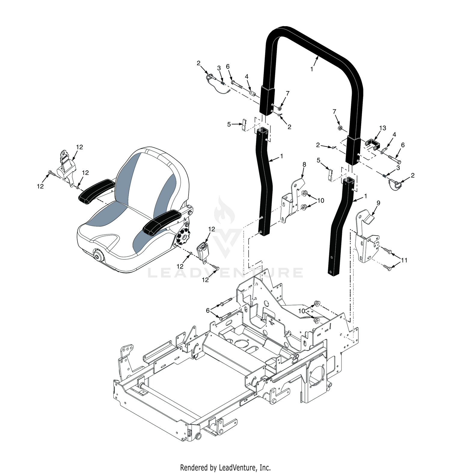 STCII FOLDABLE ROLL-OVER PROTECTION SYSTEM