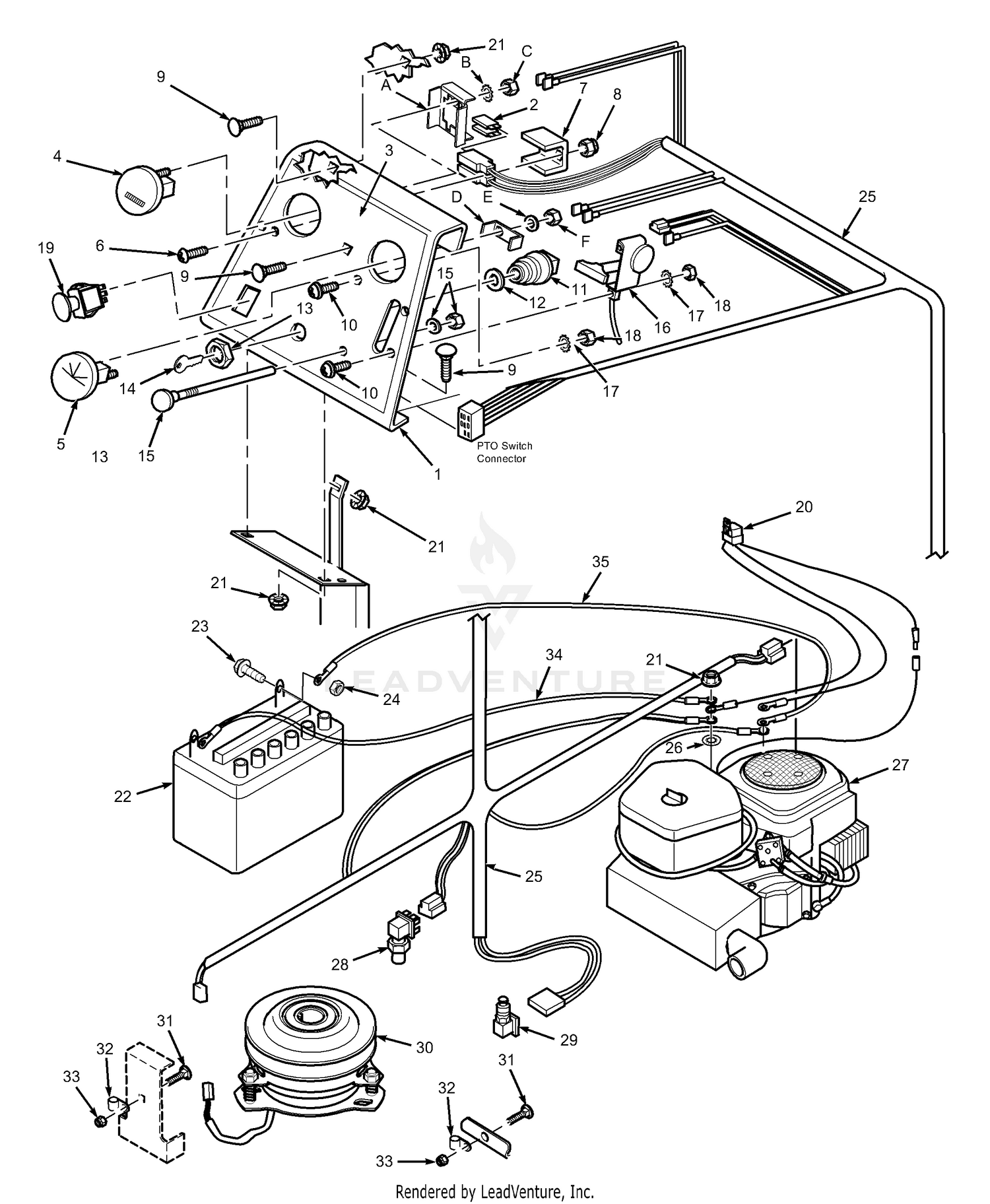Instrument Panel And Electrical Components