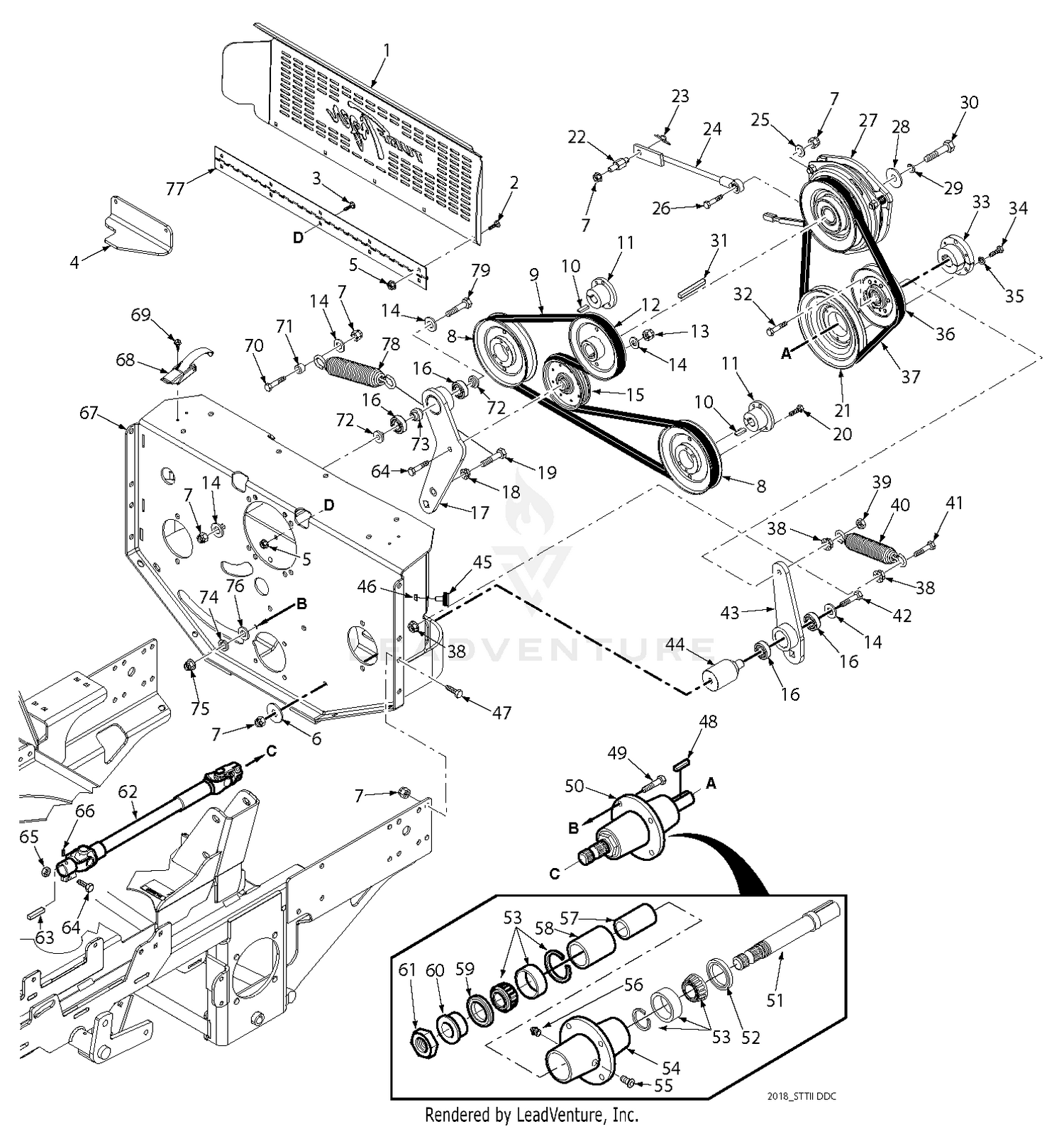 STTII Deck Drive Components
