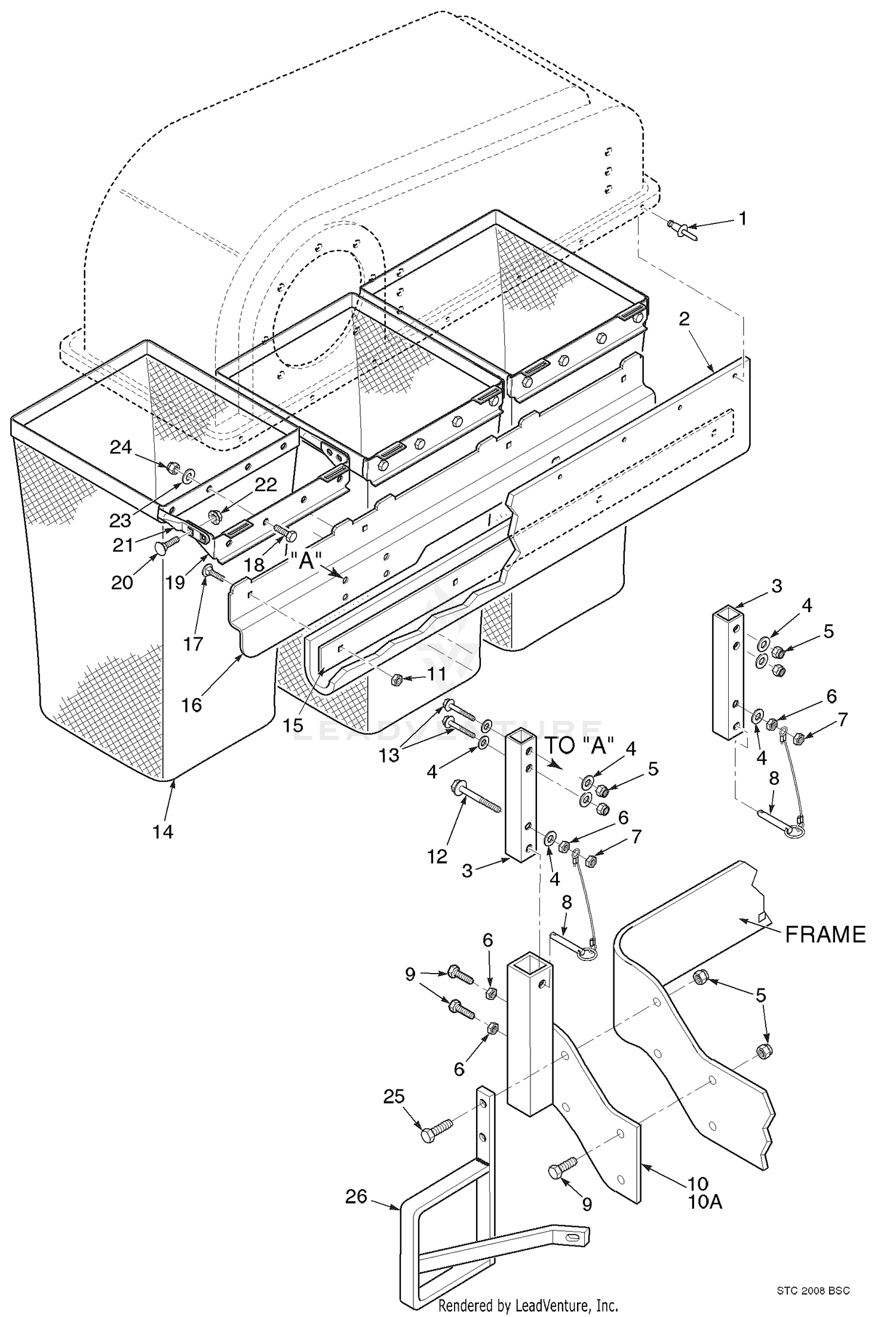 Bucket Support Components (Lower)