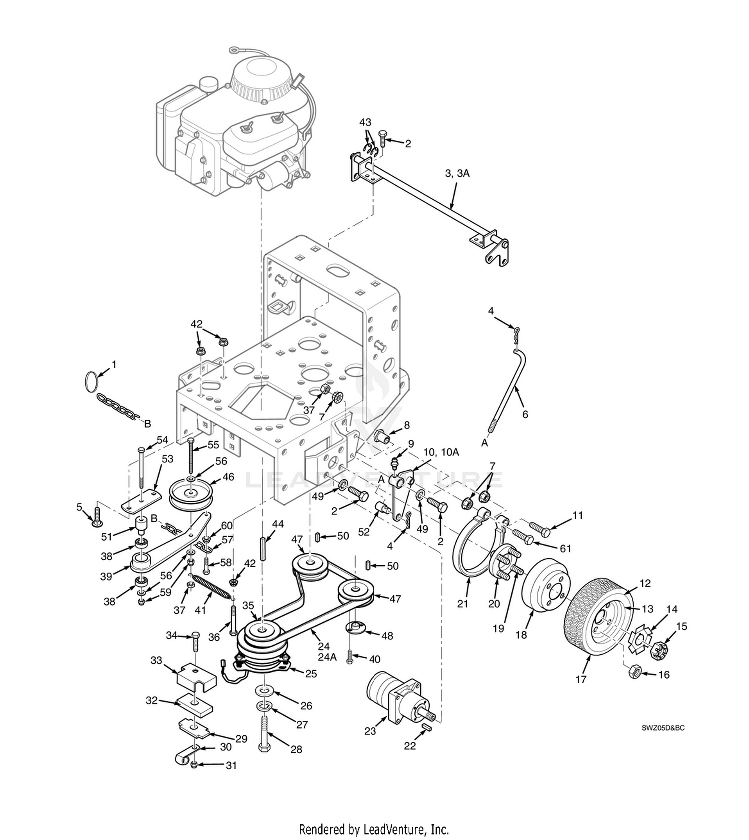 DRIVE AND BRAKE COMPONENTS