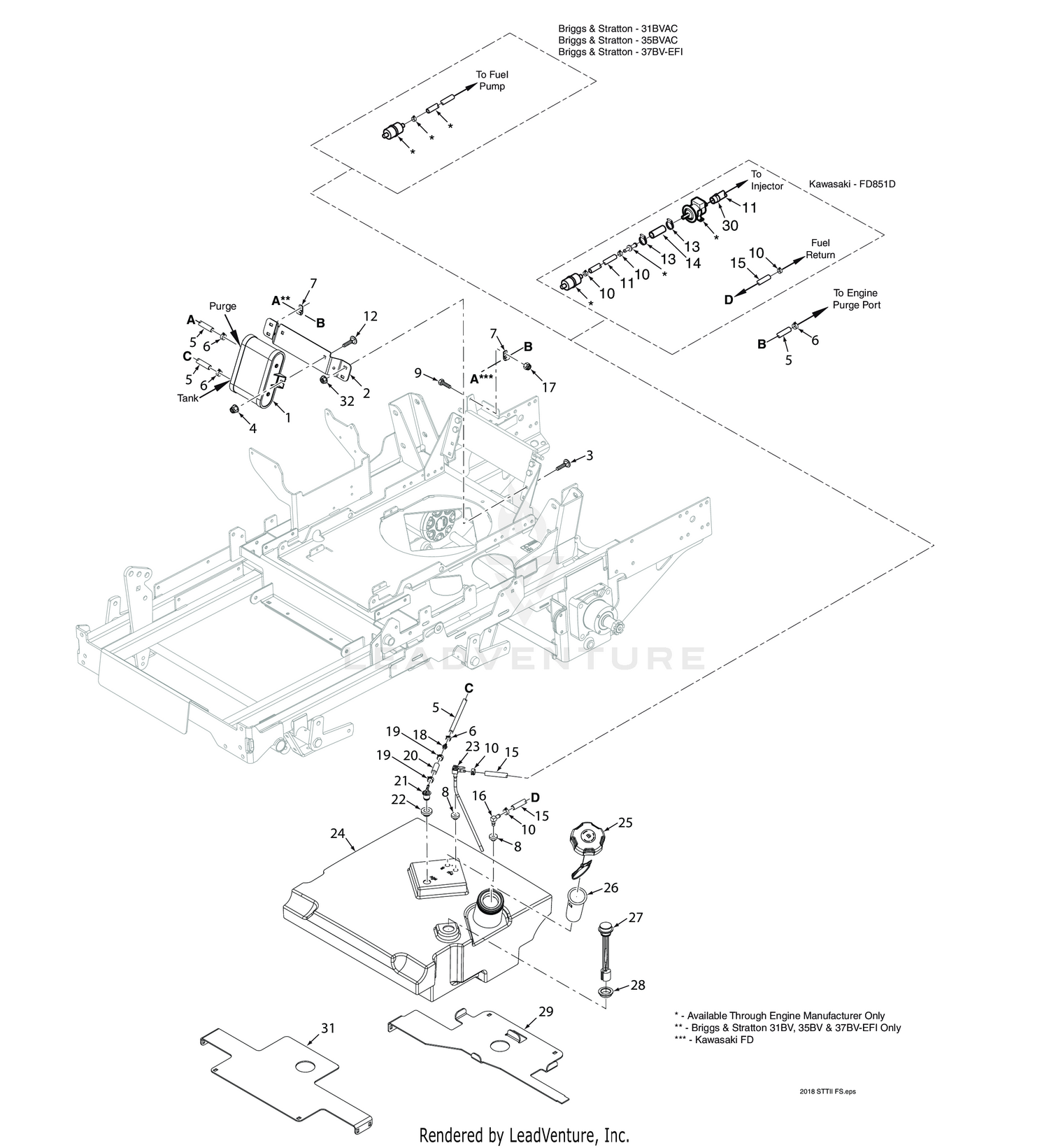 STTII FUEL SYSTEM - GASOLINE ENGINES