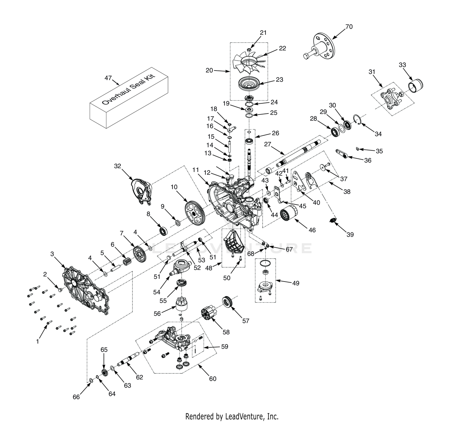 ZT-2800 HYDRAULIC AXLE ASSEMBLY
