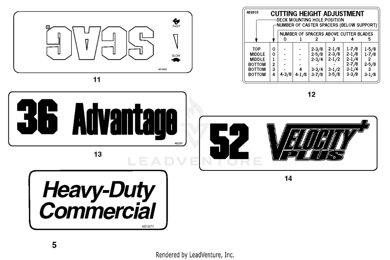 Replacement Decles And Information Plates - Part 1