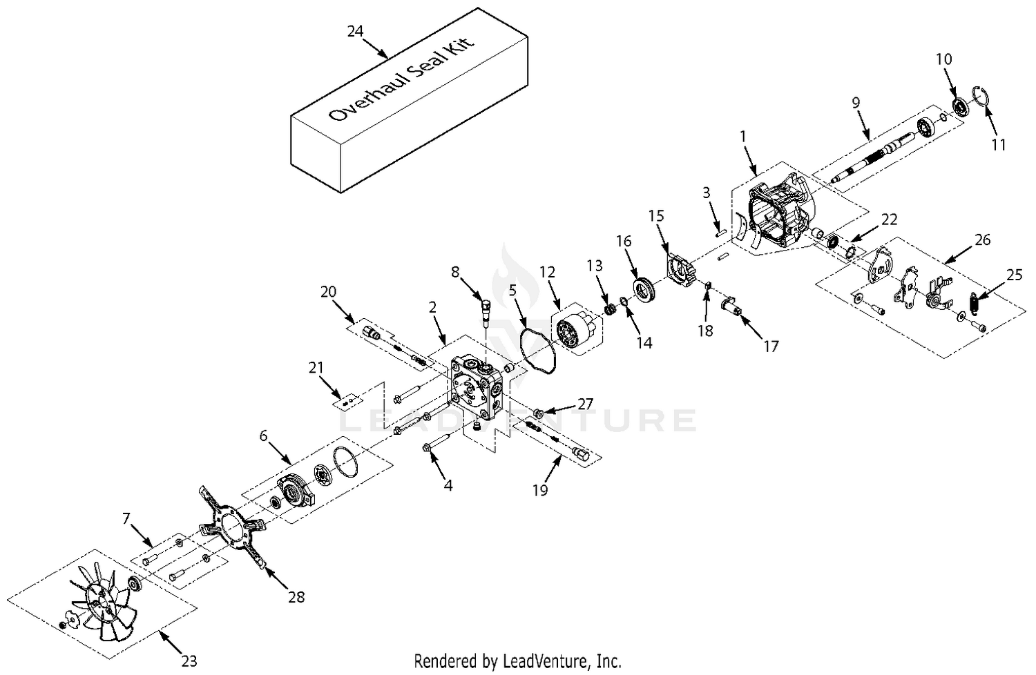 STCII Hydraulic Pump Assembly