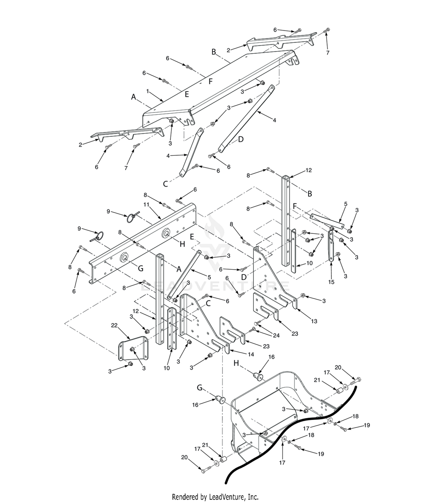 GC-CS STC HOPPER SUPPORT COMPONENTS