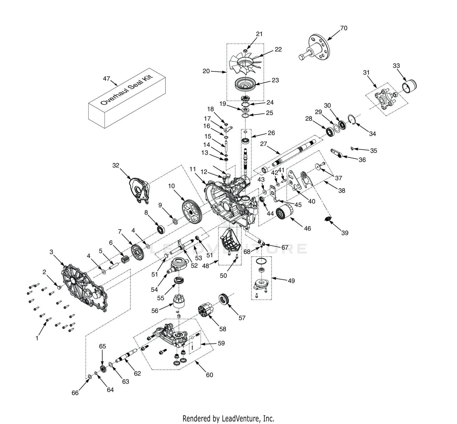 ZT-2800 HYDRAULIC AXLE ASSEMBLY