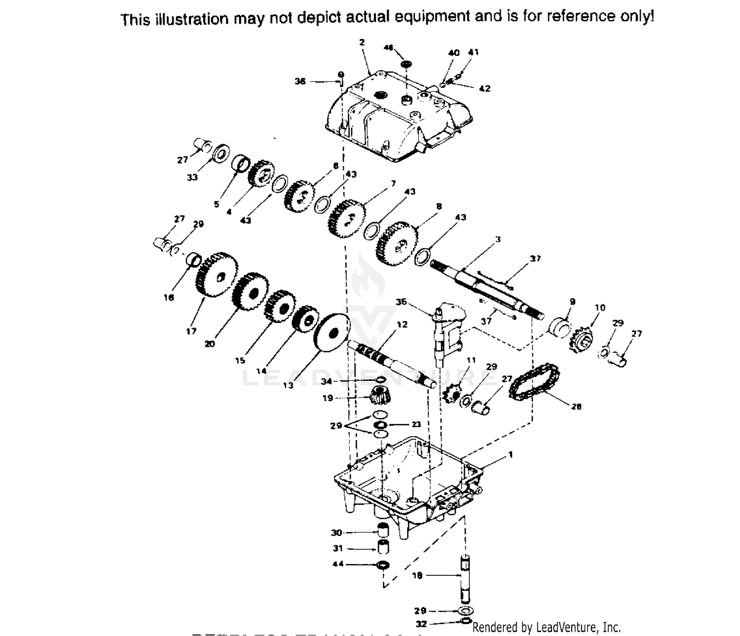 PEERLESS TRANSMISSION MODEL 700 - 022