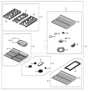Samsung NX58M6650WS/AA all Spare Parts - Samsung parts