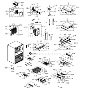 RF24FSEDBSR Interactive Exploded View