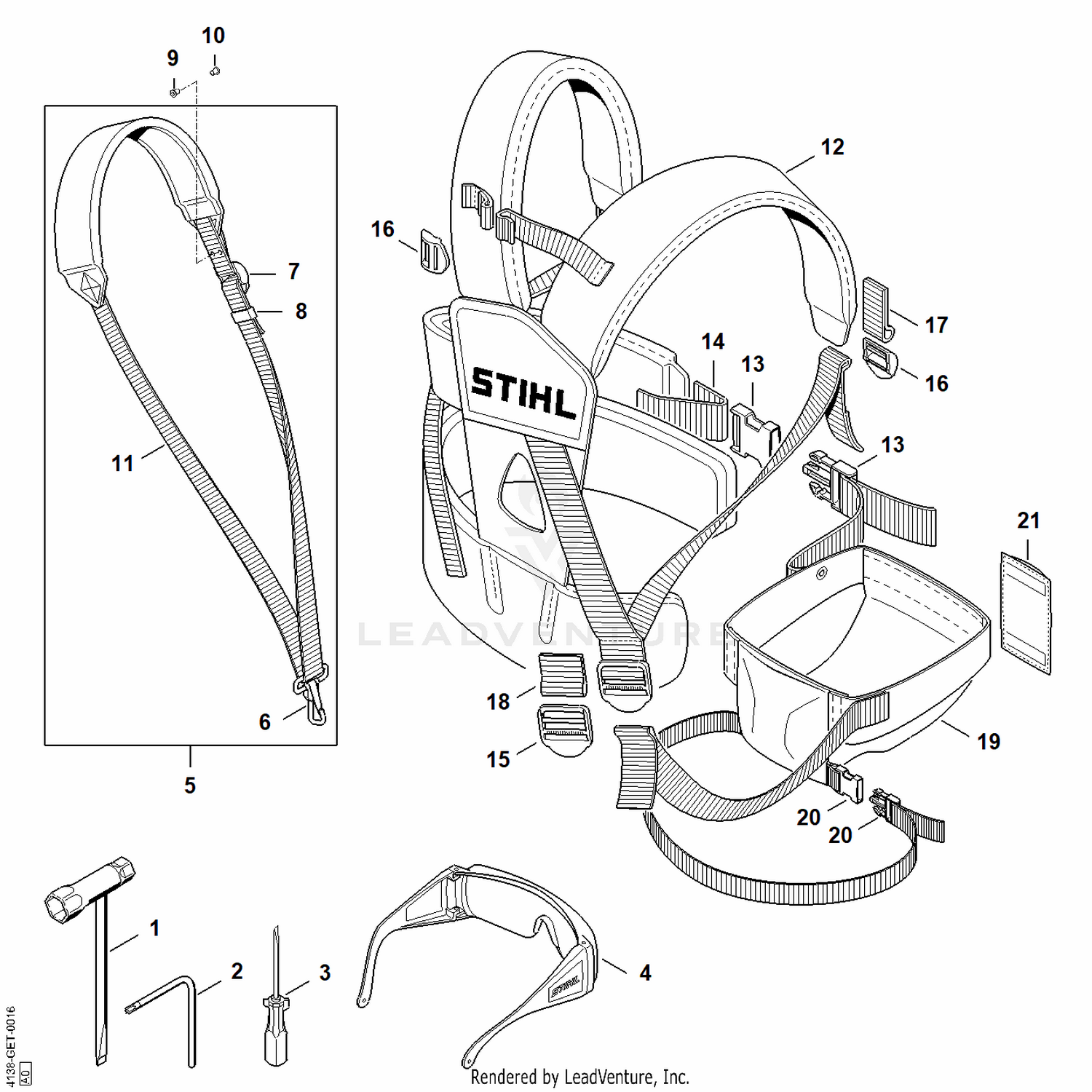 BR - Tools, Full harness