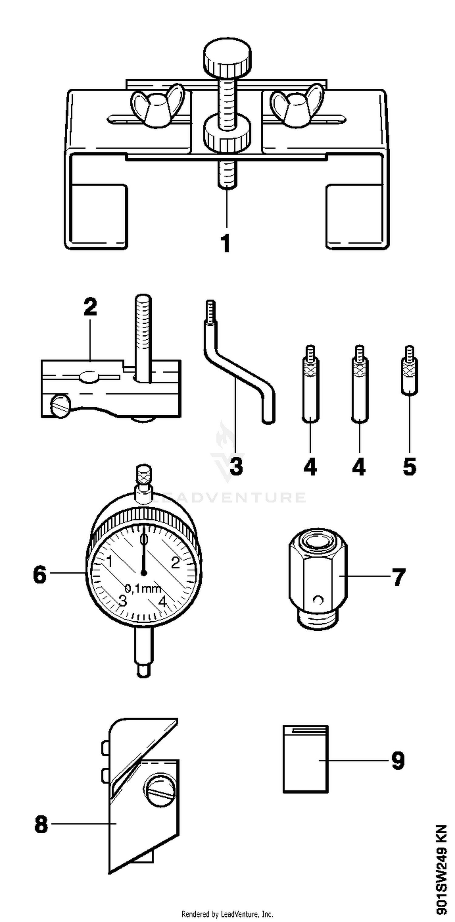 AY - Ignition timing unit with dial gauge