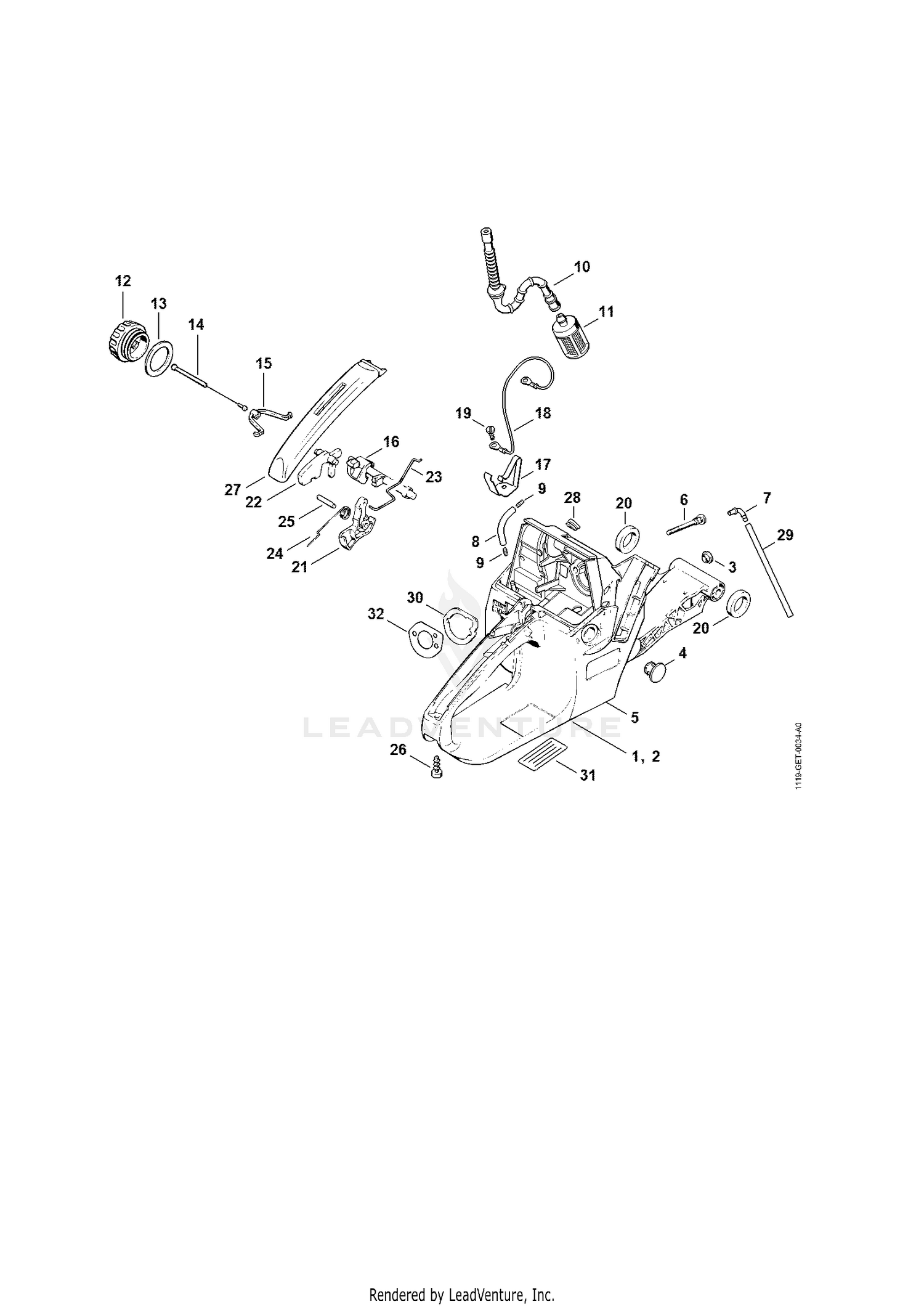 AH - Tank housing