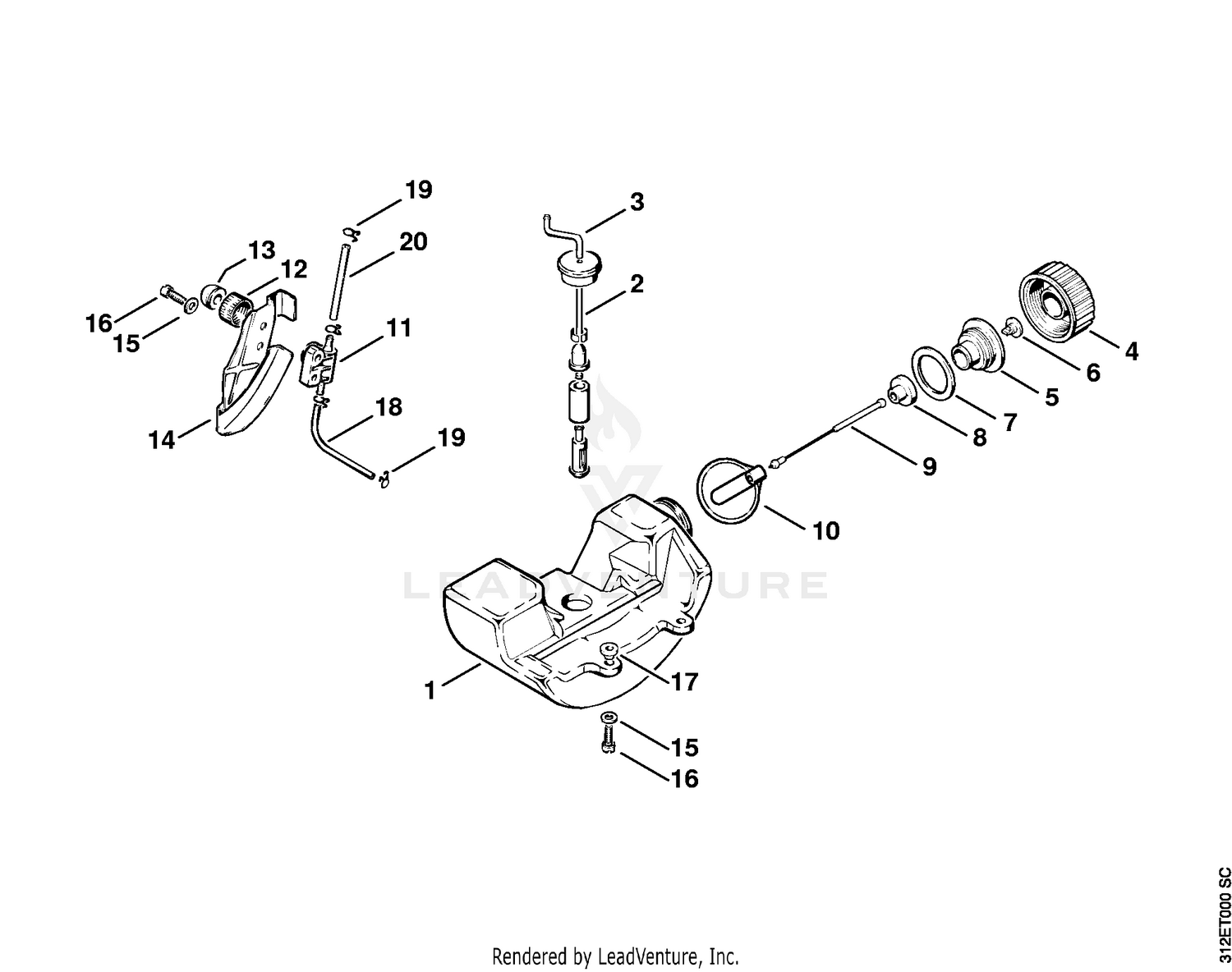 AD - Fuel tank, Pump