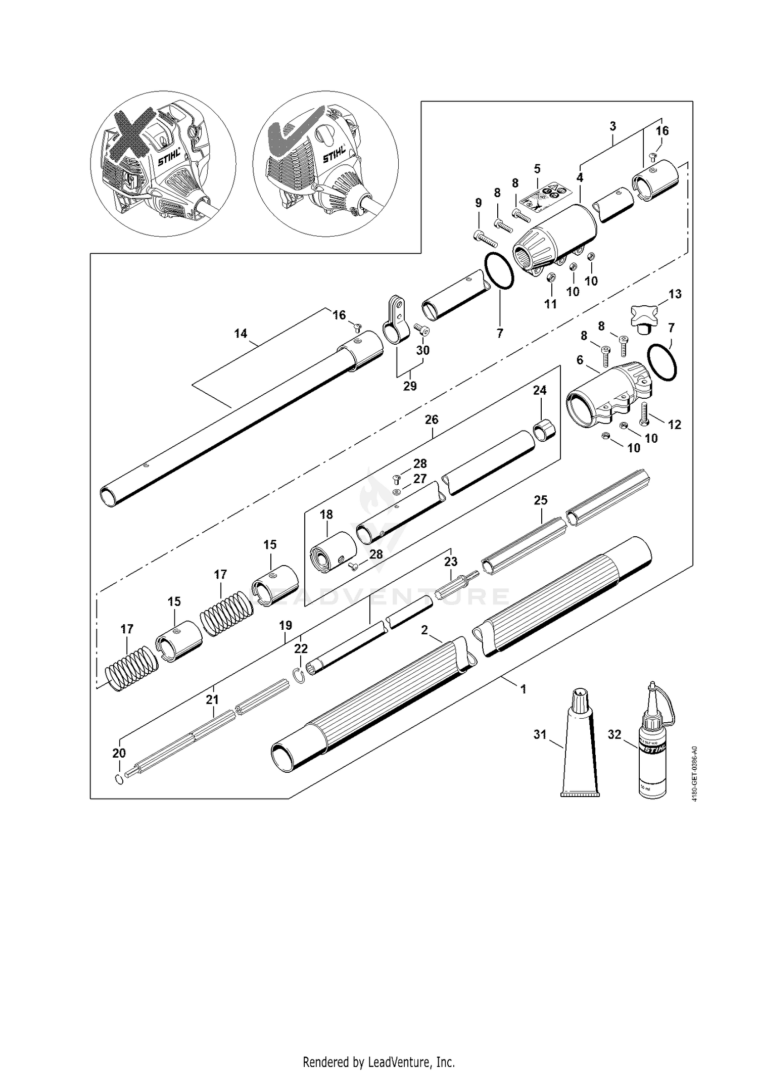 AV - Drive tube assembly ? 270774488 (61.2006)
