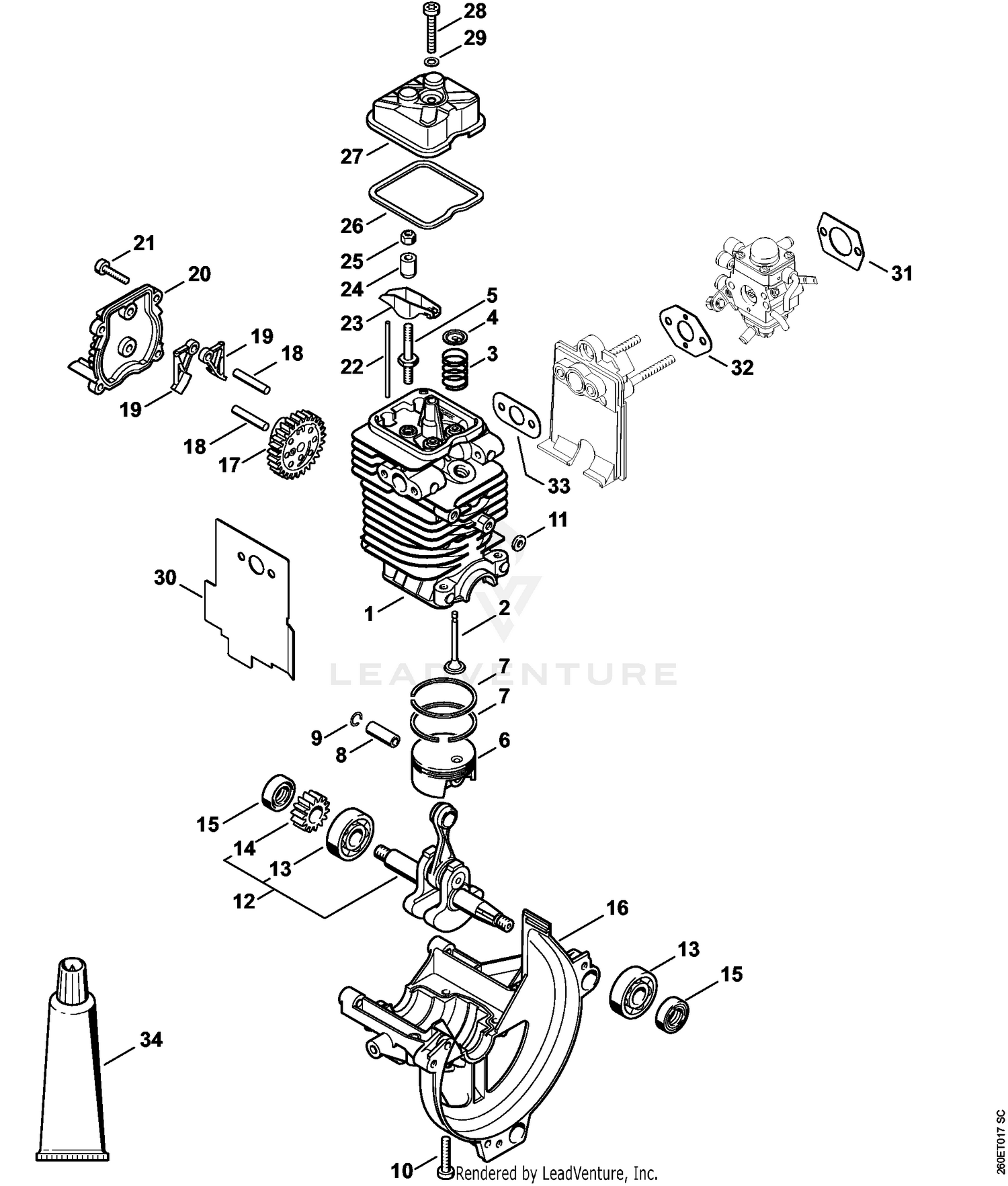 AS - Engine Ø 38 mm