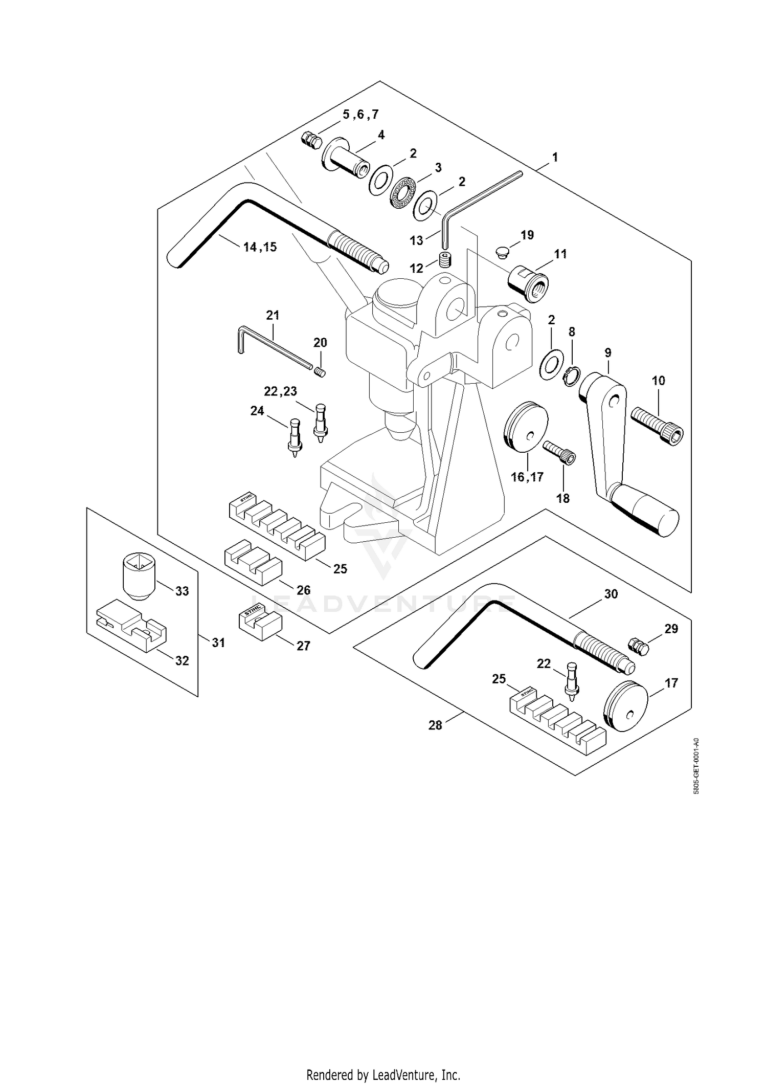 AA - Rivet Spinners and Chain Breakers NG 7