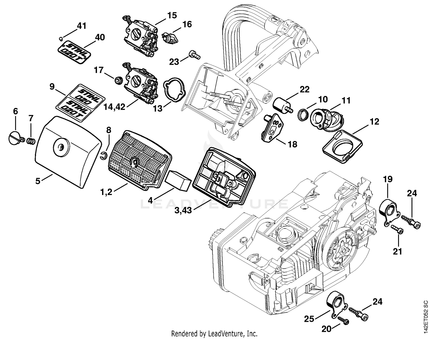 AH - Air filter 020 T