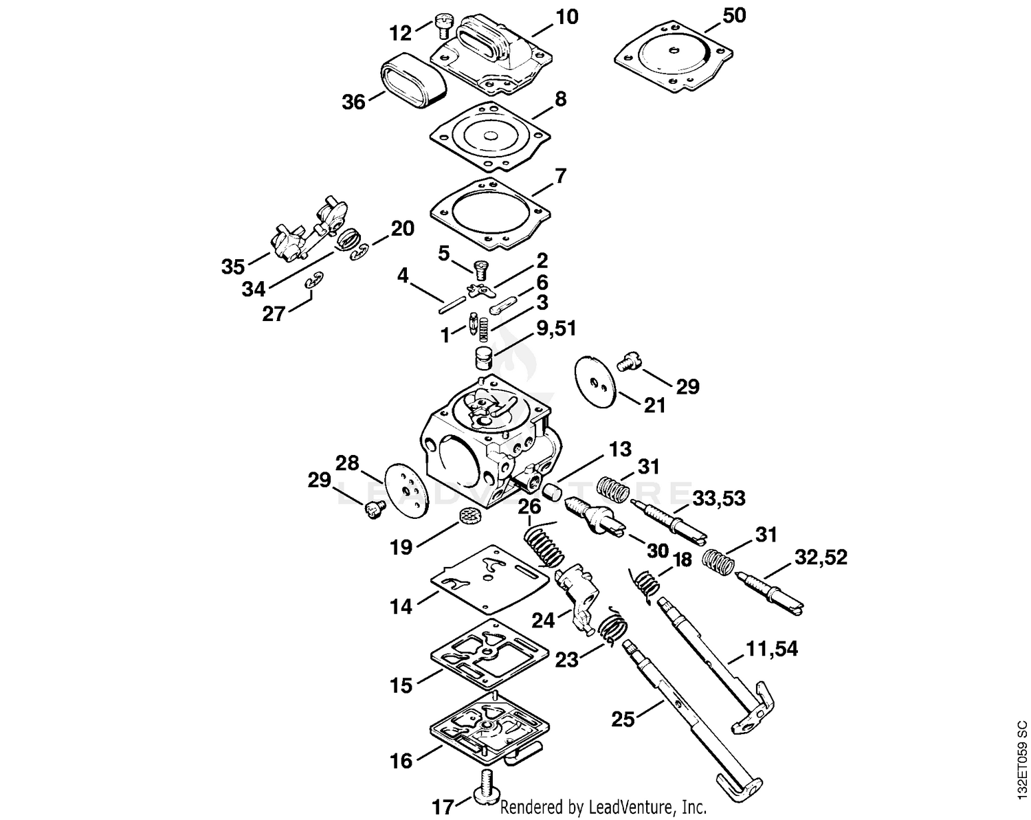 AL - Carburetor C3M-S12 automatic choke