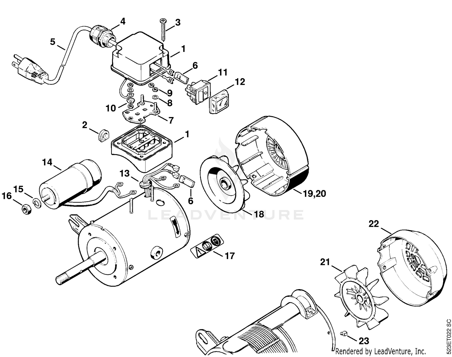 AD - Electric motor 110V/60Hz