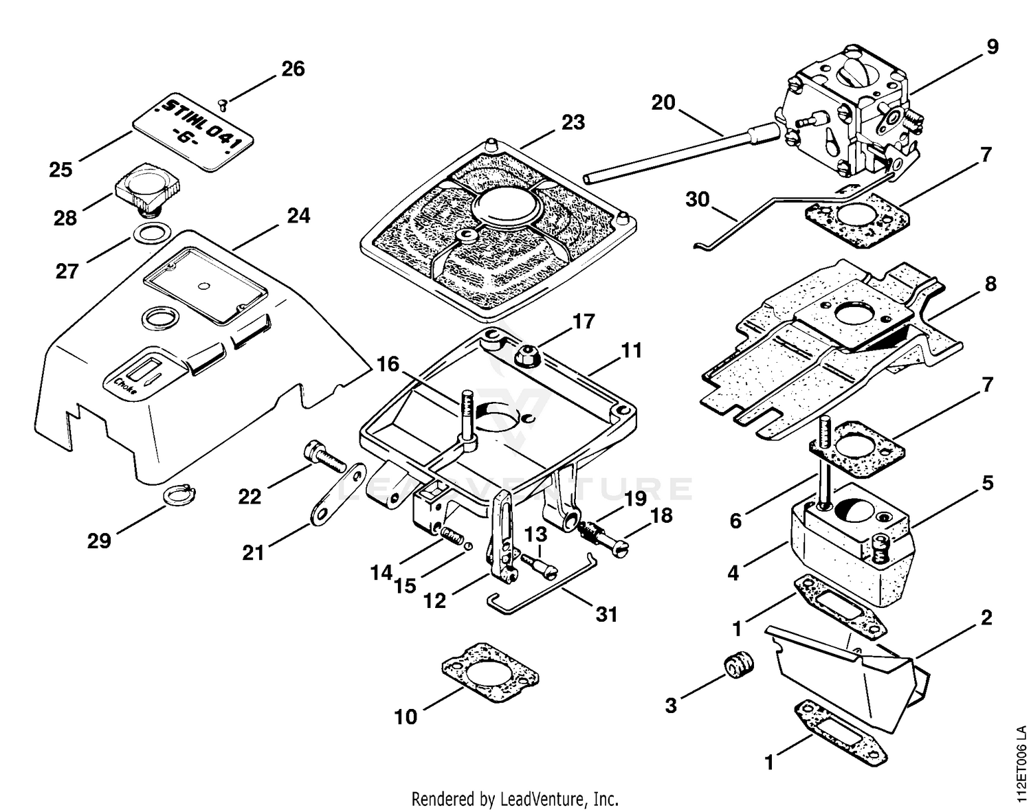 AF - Filter housing, Air filter