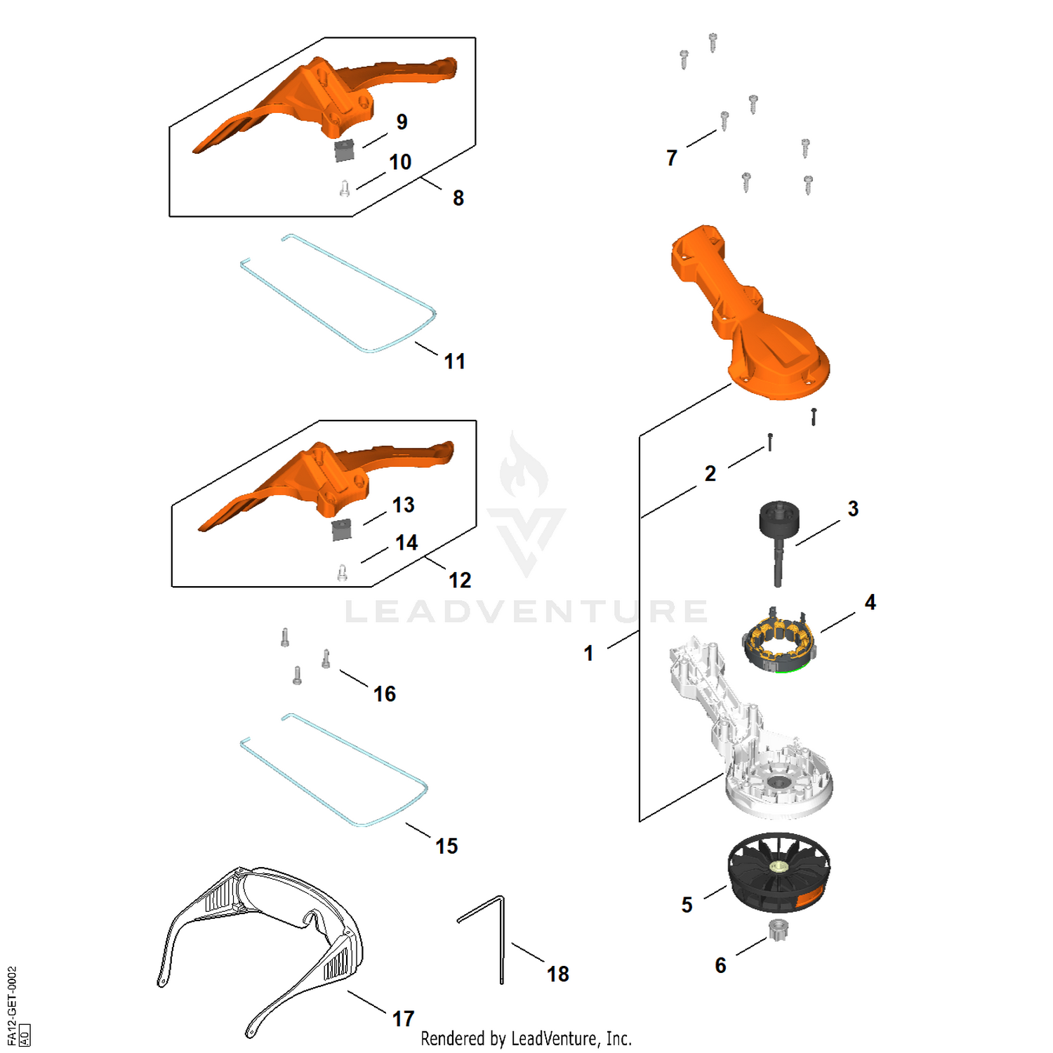 AC - Electric motor, Deflector