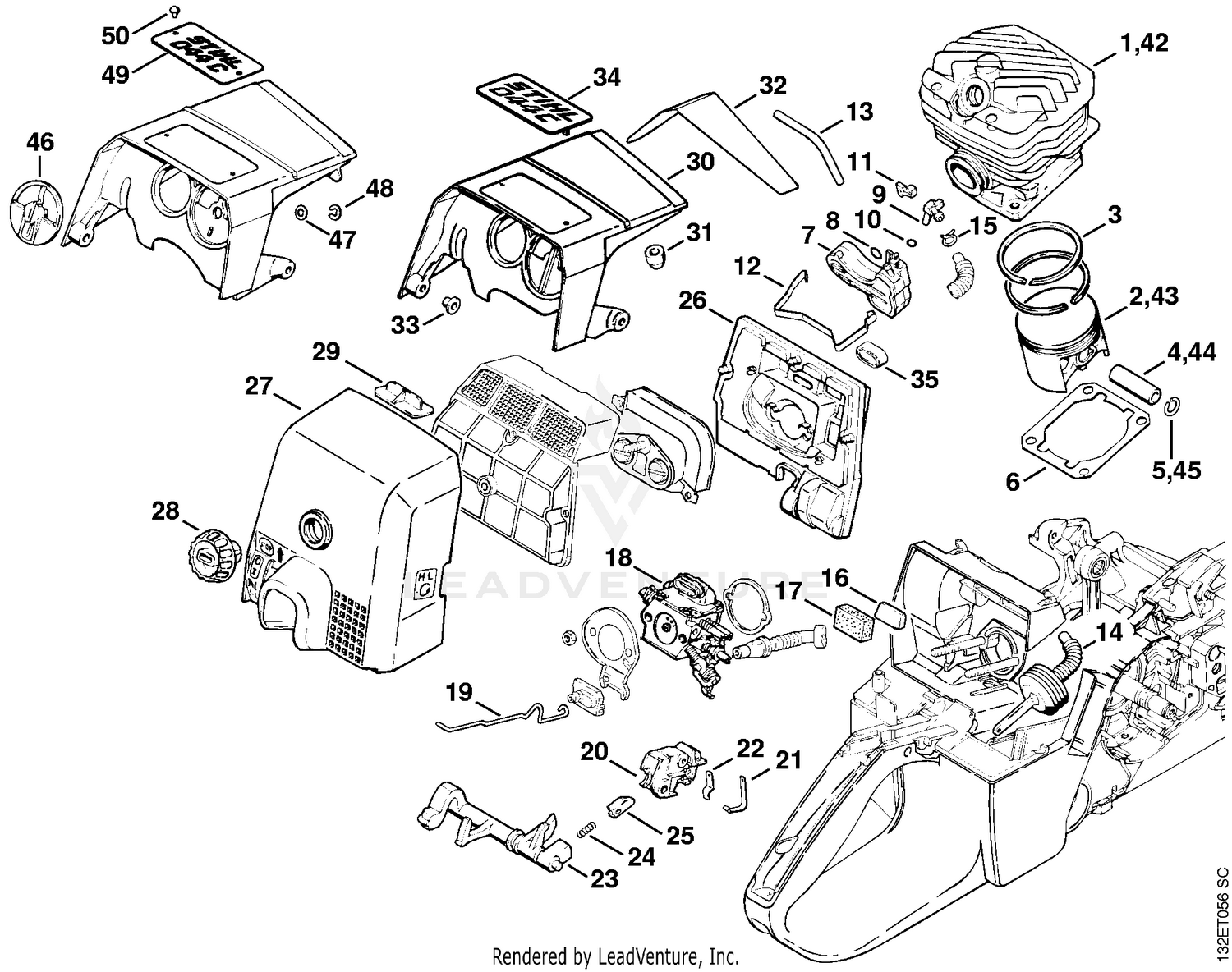 AI - Automatic choke parts