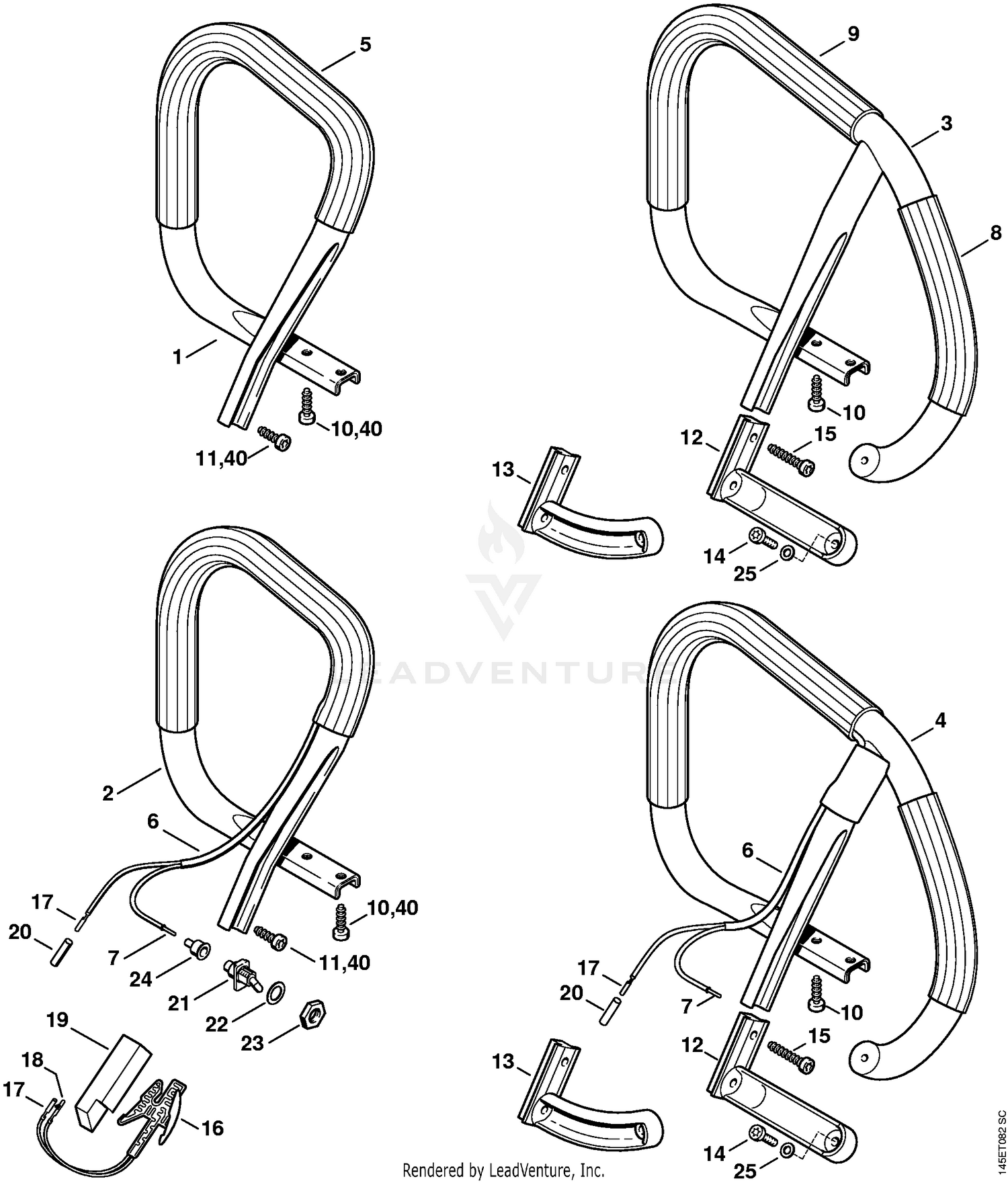 AN - Handlebar, Heating element