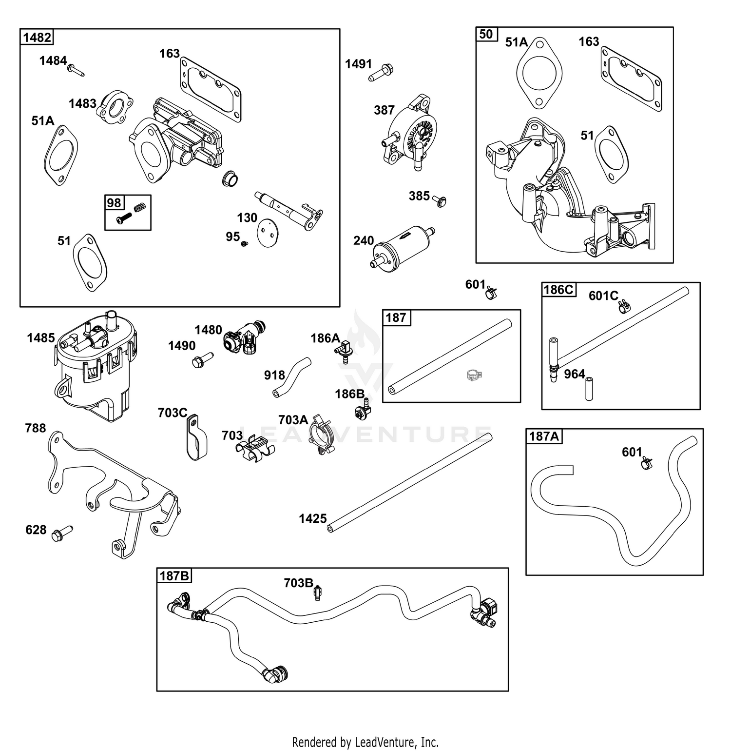 AL - THROTTLE BODY AND FUEL SUPPLY GROUP