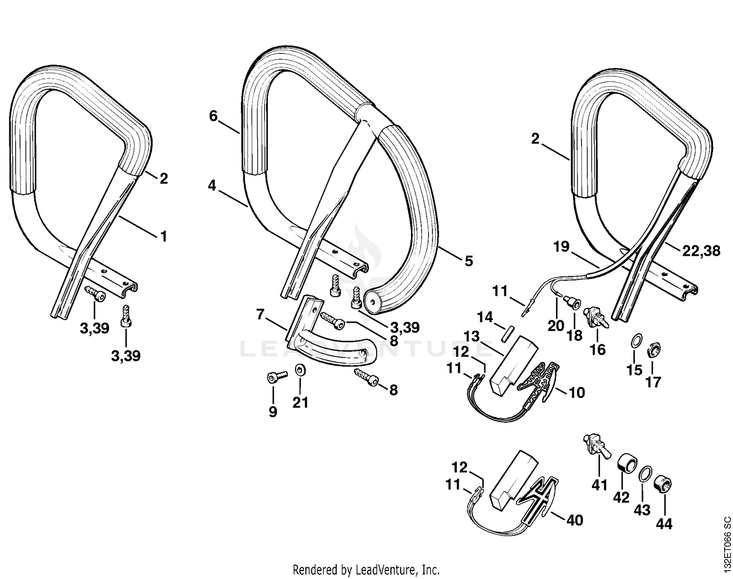 AO - Handlebar, Heating element