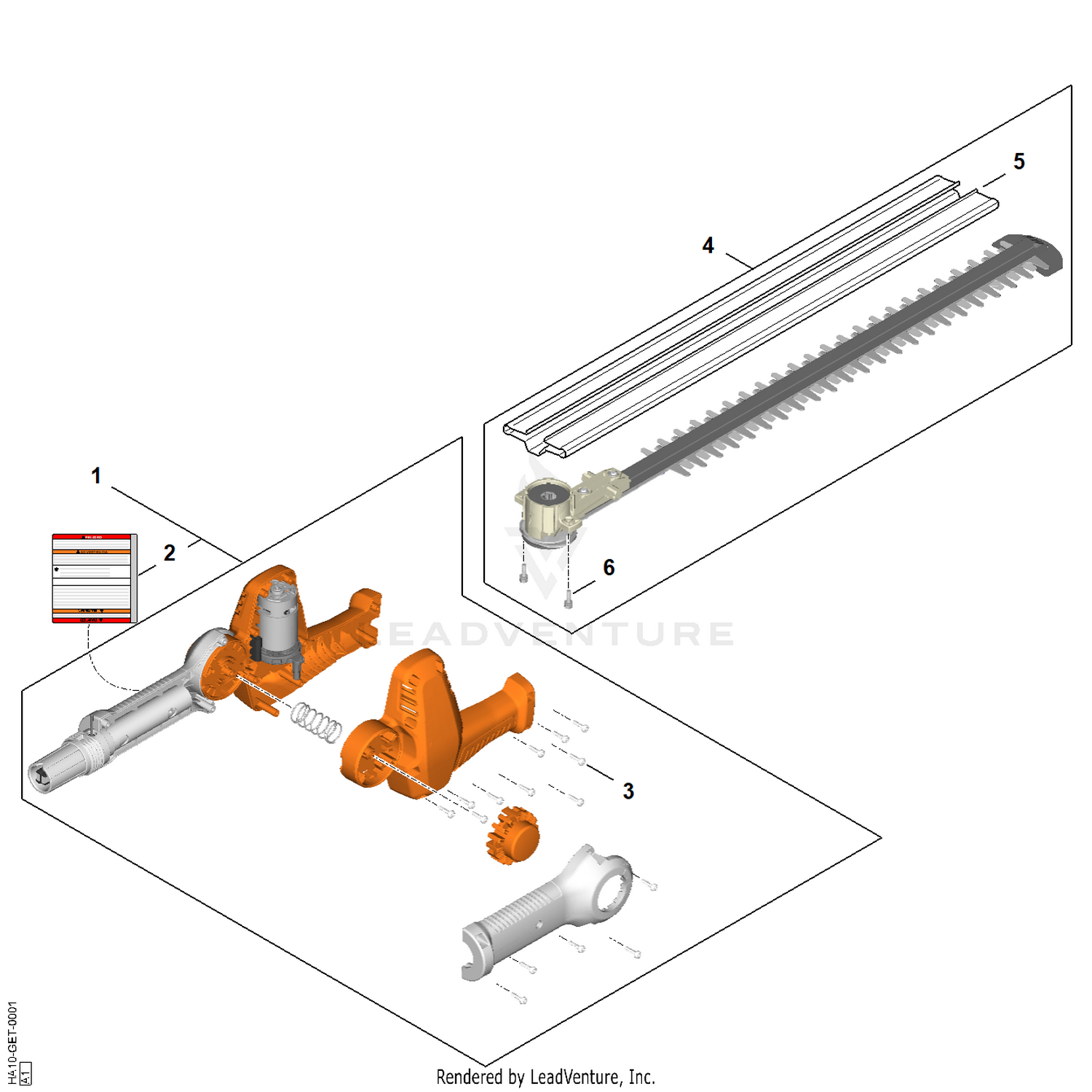 AB - Electric motor, cutting device