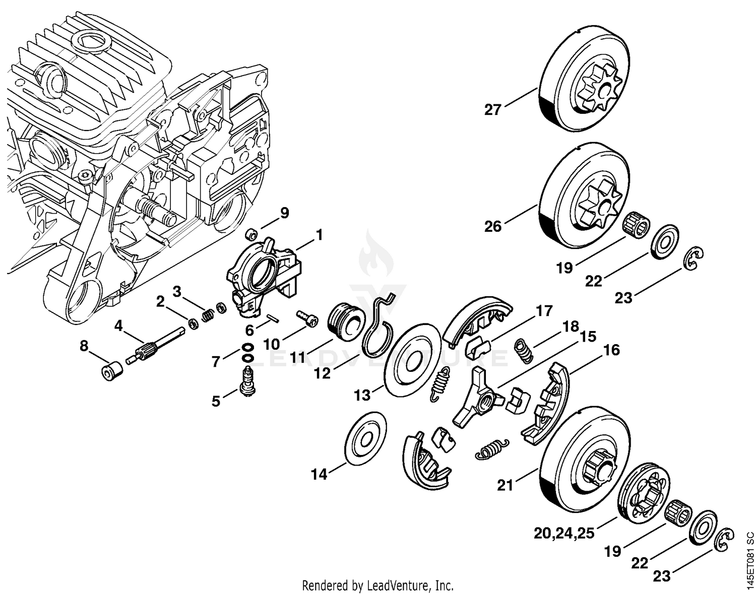 AD - Oil pump, Clutch