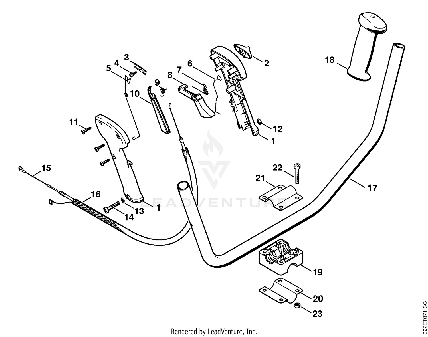 BC - Bike handle (24.2002), (15.2003)