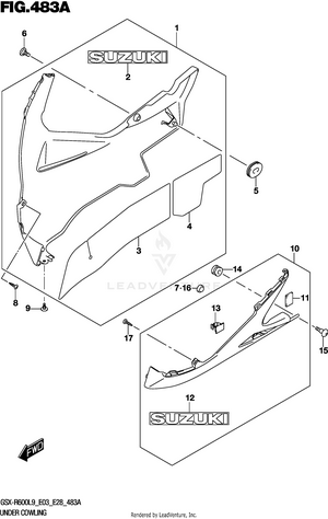 Under Cowling Schematic