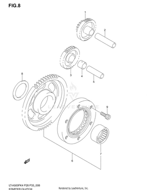 Starter Clutch Schematic