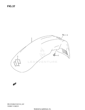 Front Fender Schematic