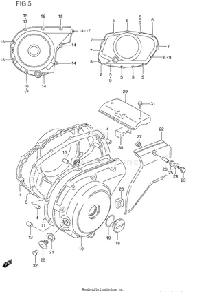 Crankcase Cover Schematic