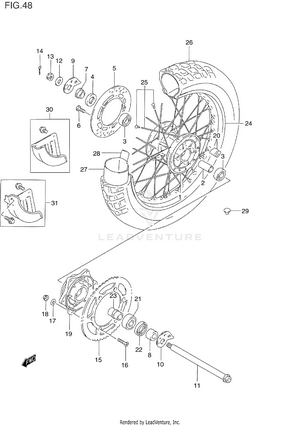 Rear Wheel Schematic