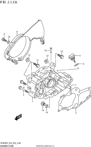 Magneto Cover Schematic