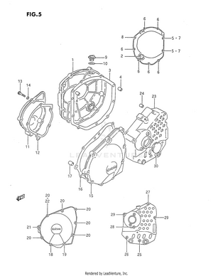 Crankcase Cover Schematic