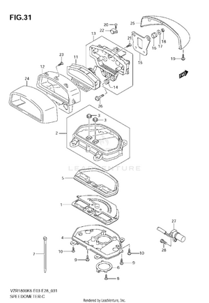 Speedometer (vzr1800k6/k7) Schematic