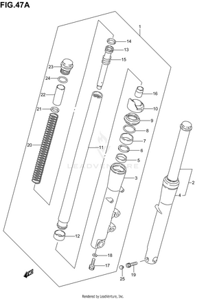 Front Damper (model K5) Schematic