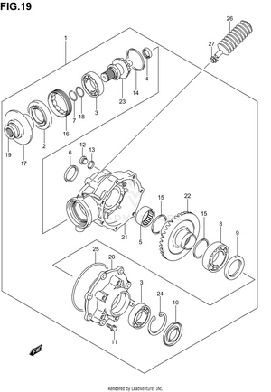 Final Bevel Gear (note) Schematic