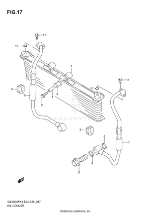 Oil Cooler Schematic