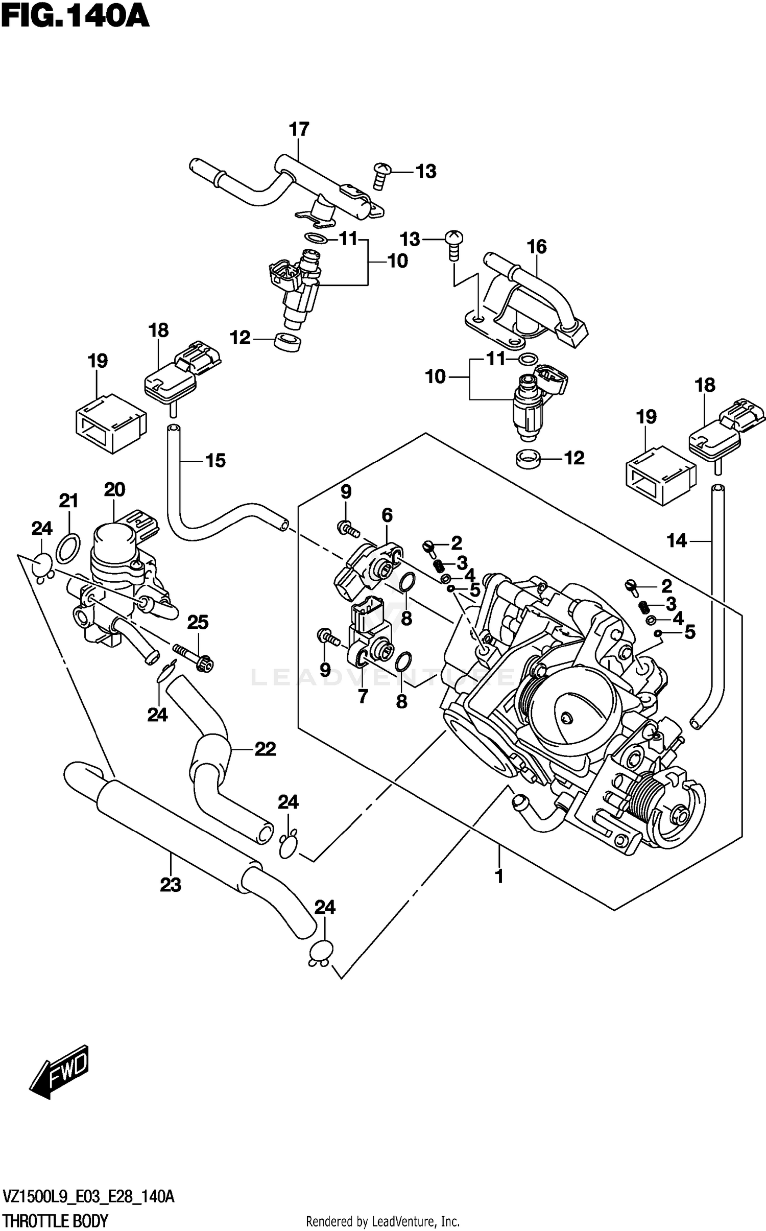 THROTTLE BODY (E03)